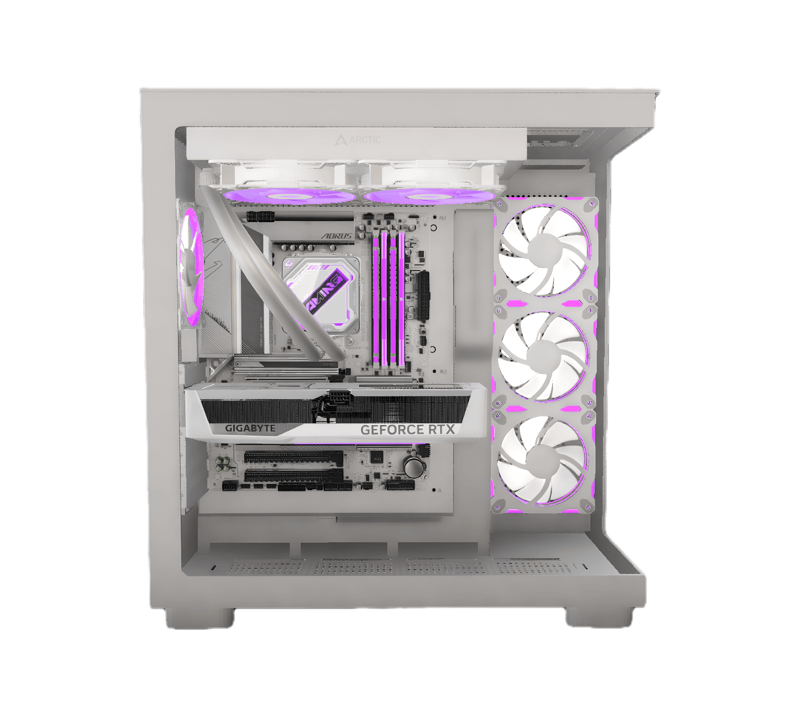VICE x GIGABYTE | 5070 + R5 7600X | RGB White